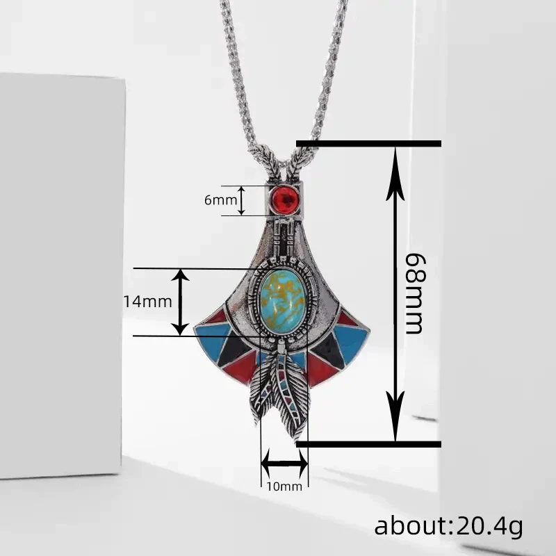 Necklace Alloy Geometric Electroplating Bohemian Style Women's Jewelry - Image 4