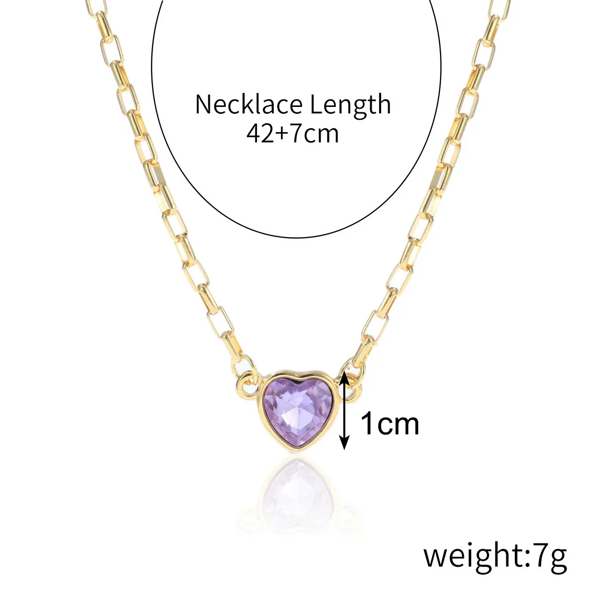 Necklace Alloy Pearl Heartshaped Electroplating Women's - Image 18