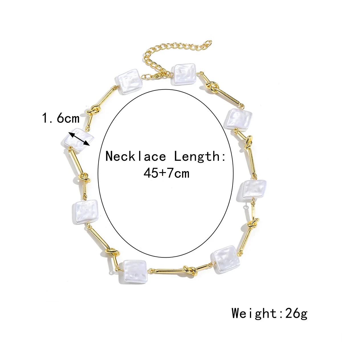 Necklace Alloy Pearl Heartshaped Electroplating Women's - Image 9