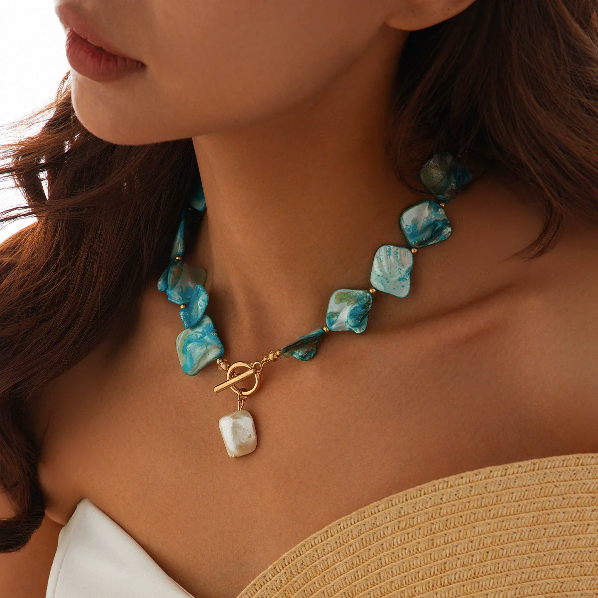 Necklace Jewelry Zinc Alloy Geometric Star Electroplated Shell Starfish Vacation Style Women's - Image 16