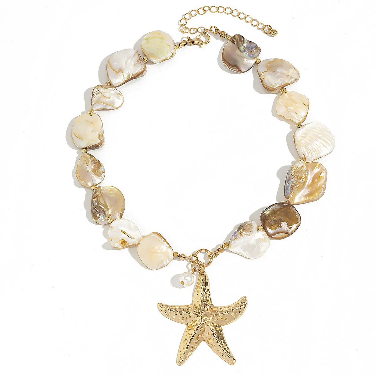 Necklace Jewelry Zinc Alloy Geometric Star Electroplated Shell Starfish Vacation Style Women's - Image 24