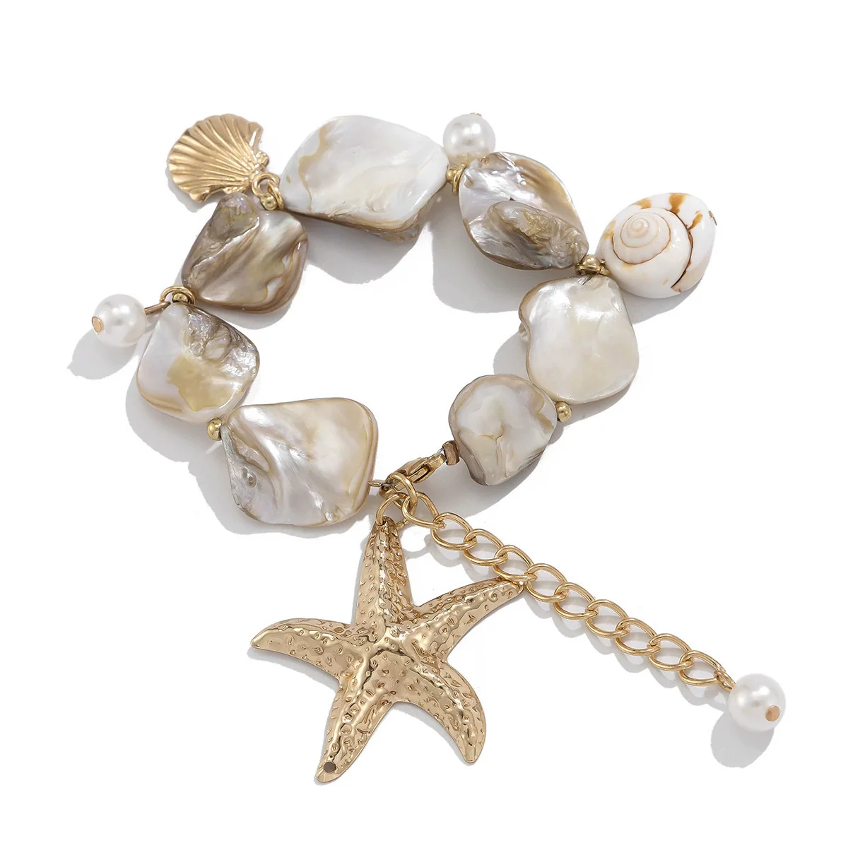 Necklace Jewelry Zinc Alloy Geometric Star Electroplated Shell Starfish Vacation Style Women's - Image 5