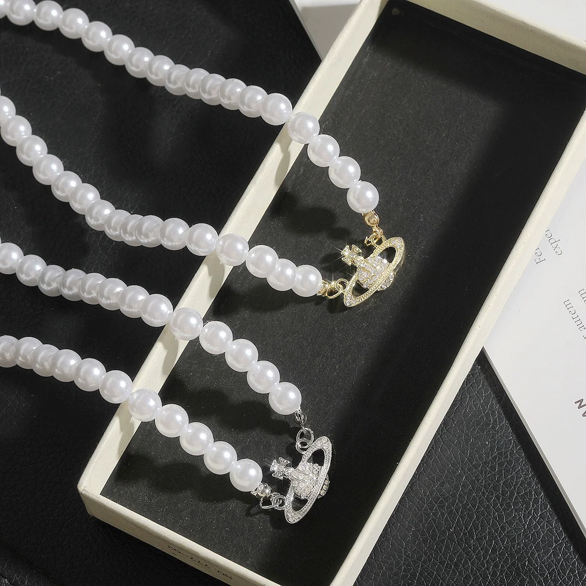 Necklace Pearl Alloy Handmade Star Geometric Styling Pendant Jewelry For Women