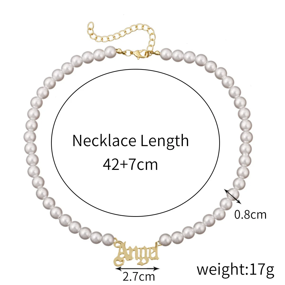 Necklace Pearl Alloy Handmade Star Geometric Styling Pendant Jewelry For Women - Image 8