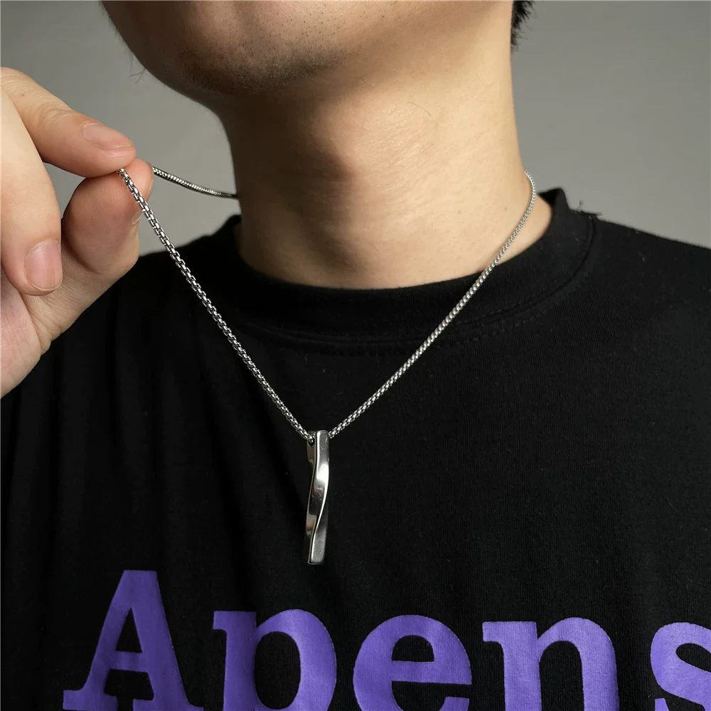 Necklace Pearl Titanium Steel Drop Shape Flower Design For Women - Image 19