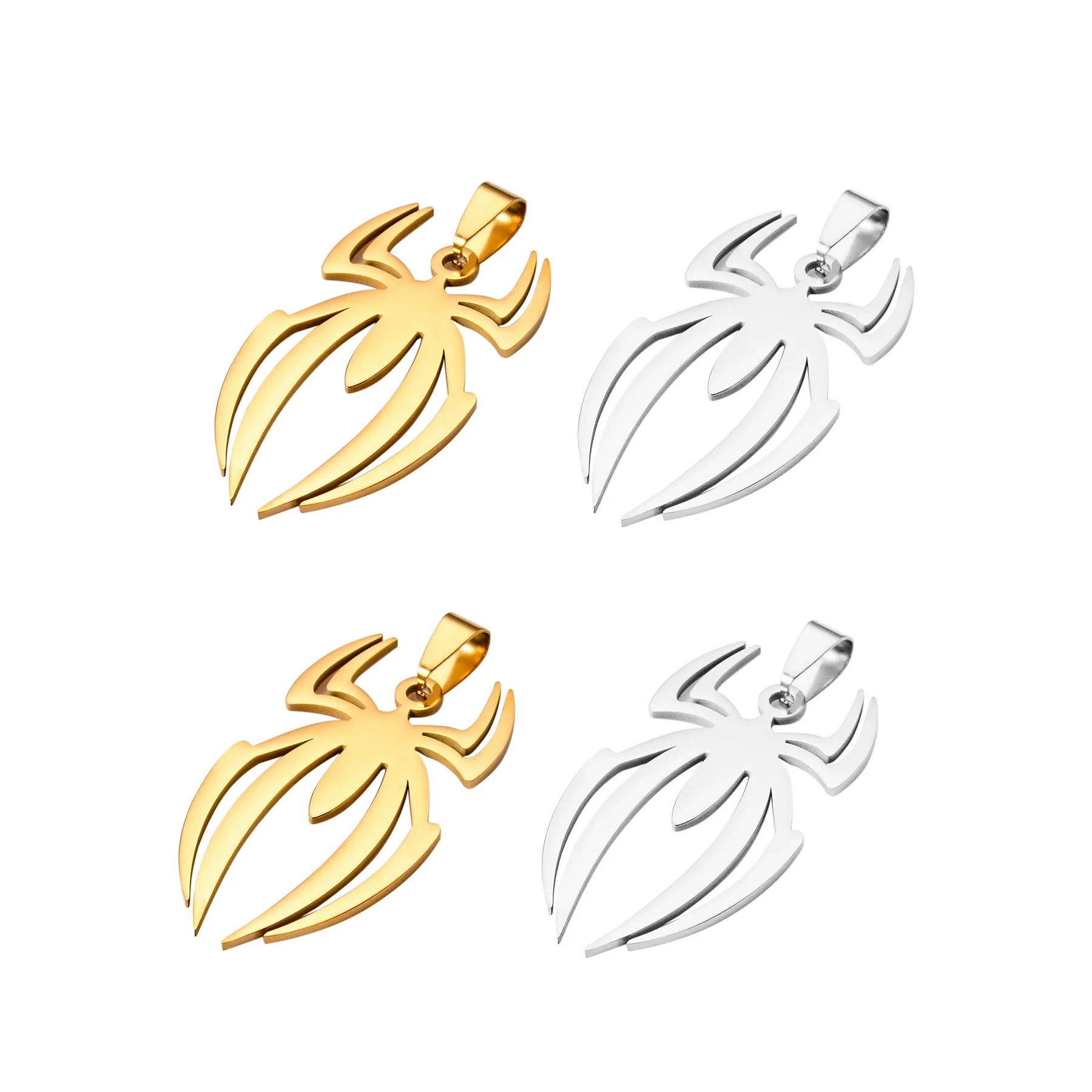Necklace Pendant Accessories Stainless Steel Spider Electroplated - Image 5