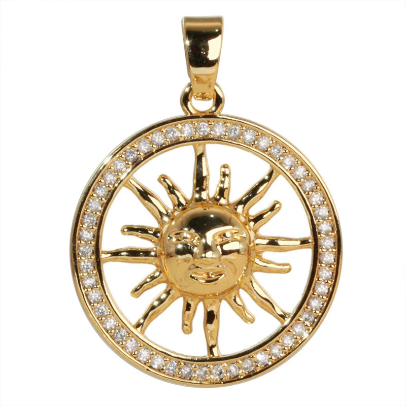 Necklace Pendant Copper Geometric Style Electroplating Twocolor Eightpointed Star - Image 5