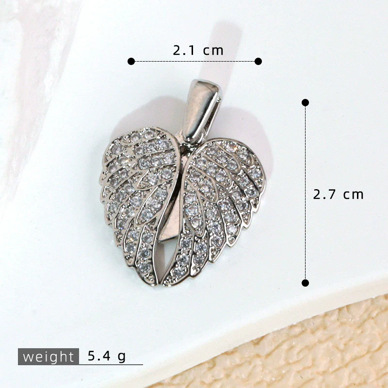 Necklace Pendant Copper Microinlaid Zircon Love Wings Electroplating Animal Zodiac Geometric Shapes Jewelry Accessories - Image 41