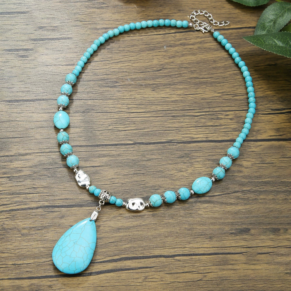 Necklace Pine Stone Alloy Geometric Handmade Punk Hip Hop Style - Image 12