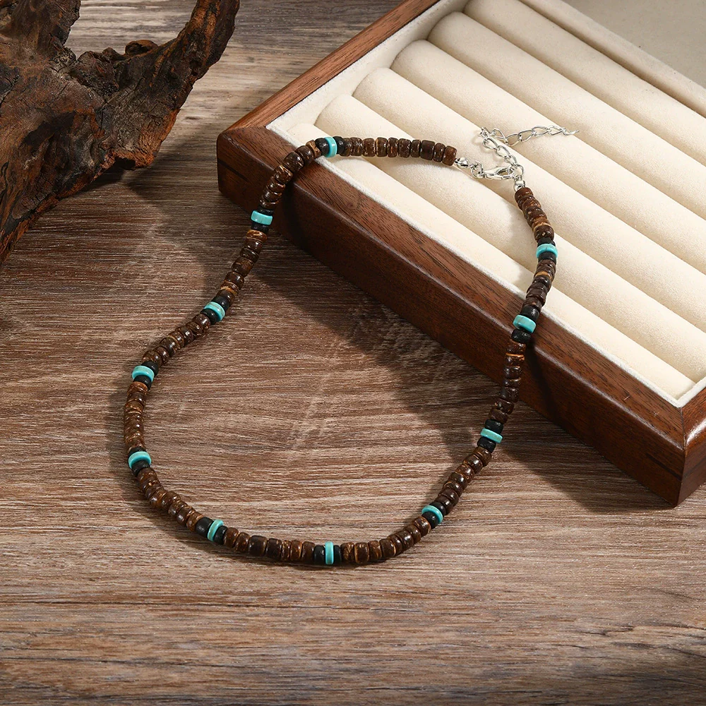 Necklace Pine Stone Alloy Geometric Handmade Punk Hip Hop Style - Image 27