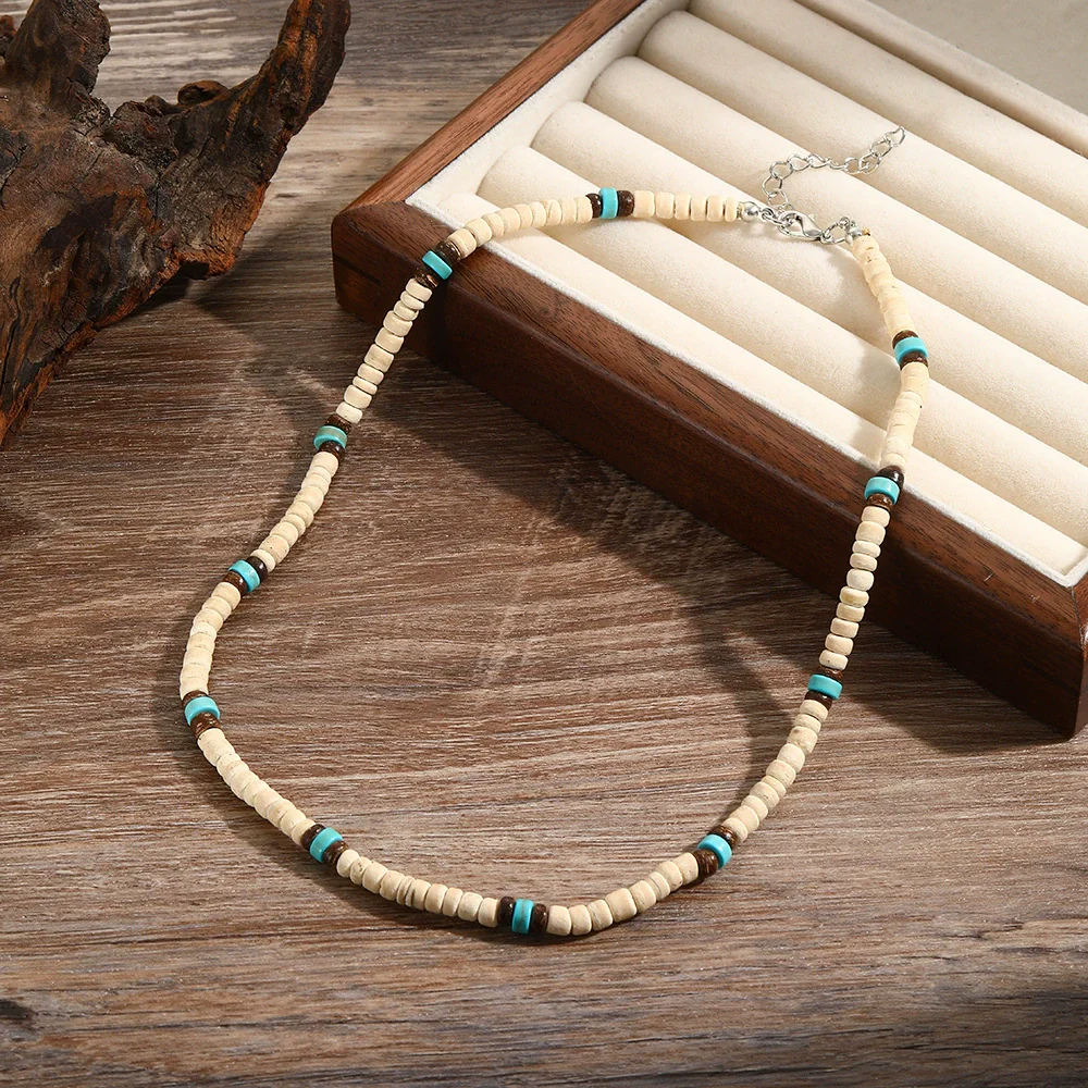Necklace Pine Stone Alloy Geometric Handmade Punk Hip Hop Style - Image 28