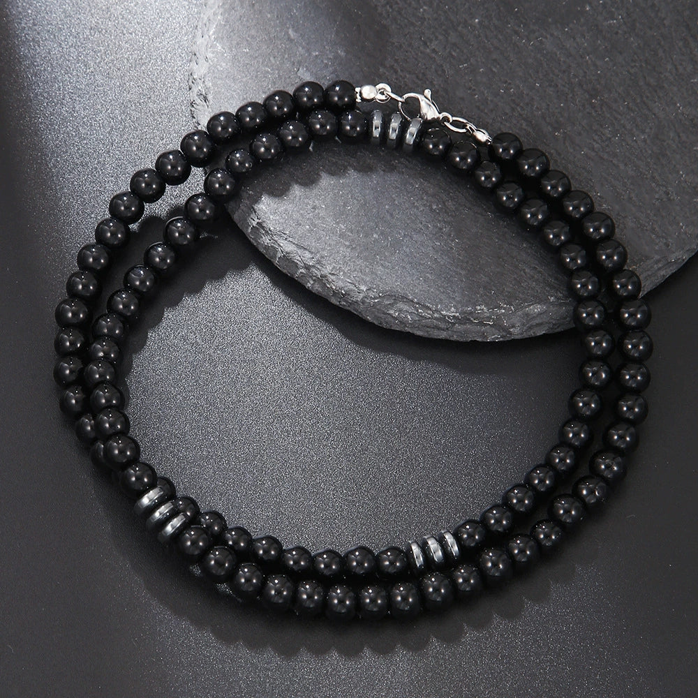 Necklace Pine Stone Alloy Geometric Handmade Punk Hip Hop Style - Image 33