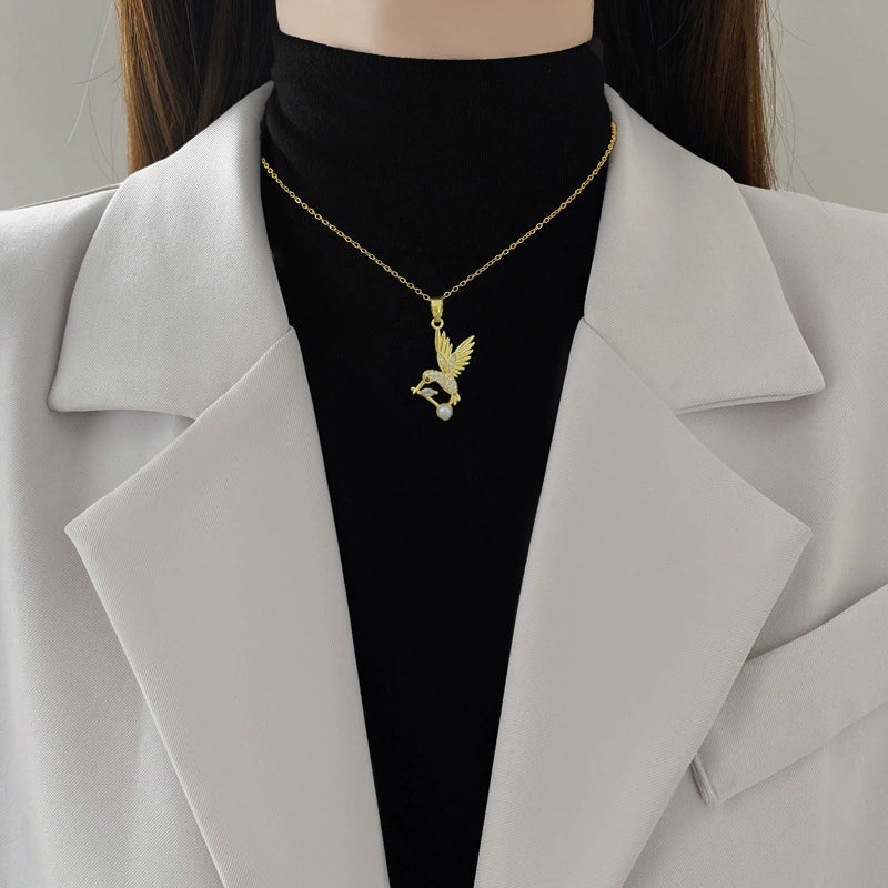 Necklace Stainless Steel Copper Geometric Cartoon Minimalist Unisex - Image 2