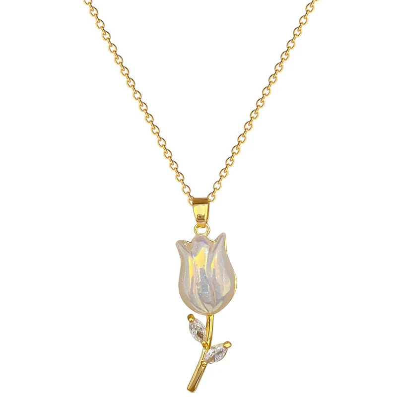 Necklace Stainless Steel Copper Geometric Light Luxury Style - Image 5