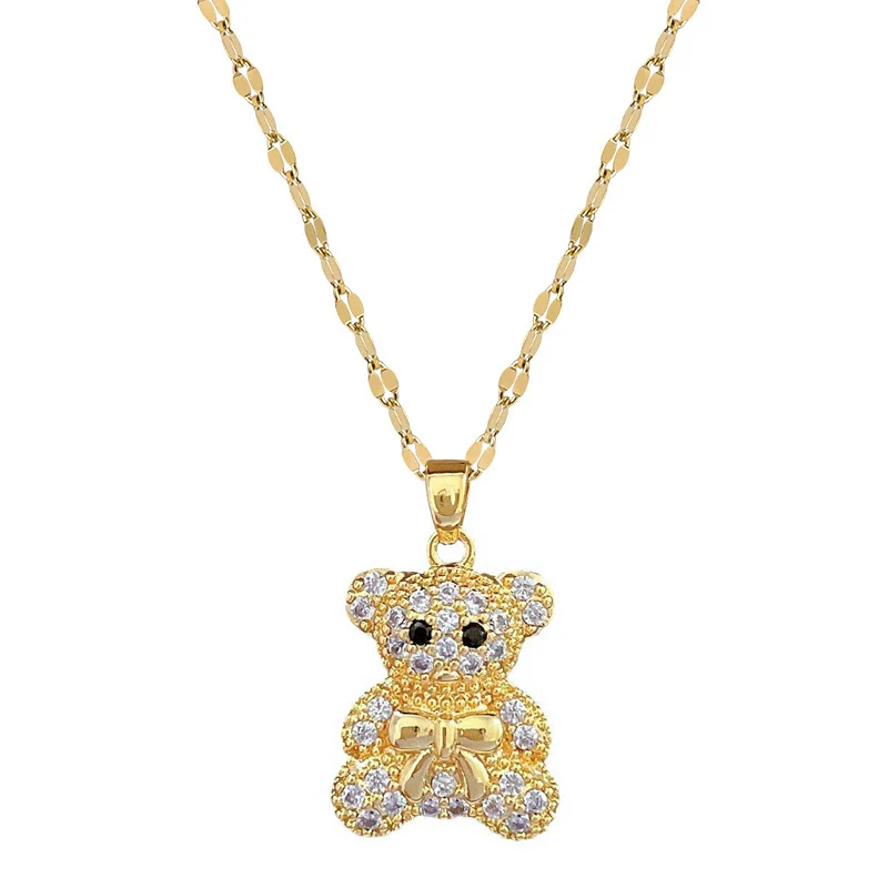 Necklace Stainless Steel Copper Geometric Light Luxury Style - Image 5