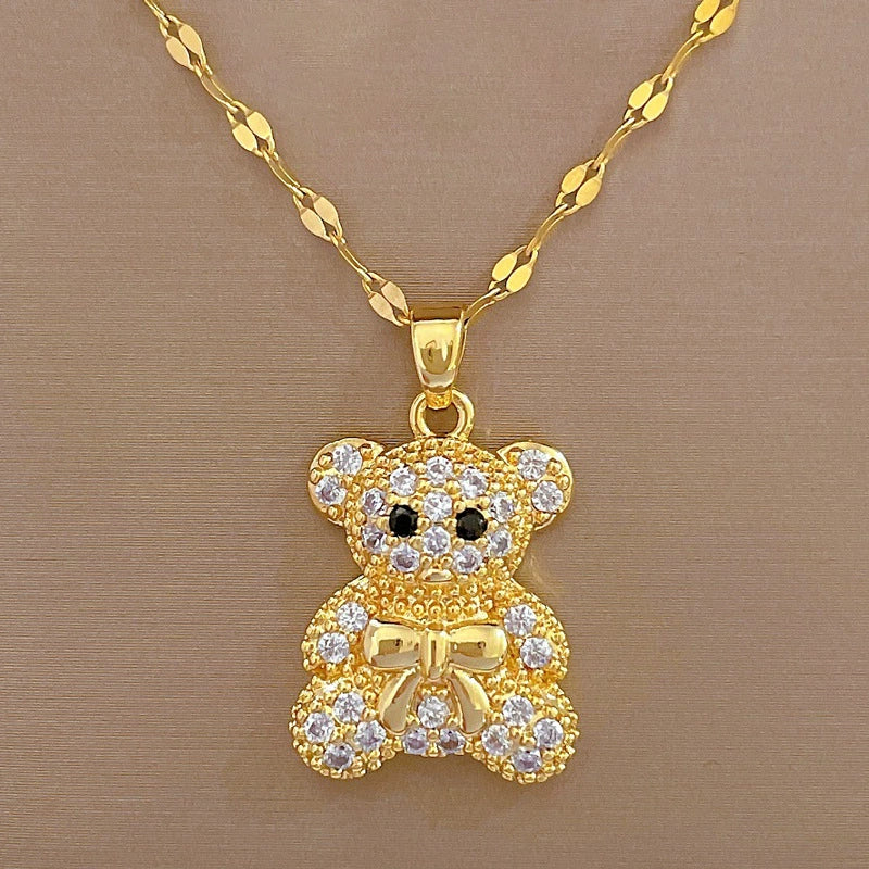 Necklace Stainless Steel Copper Geometric Light Luxury Style - Image 6