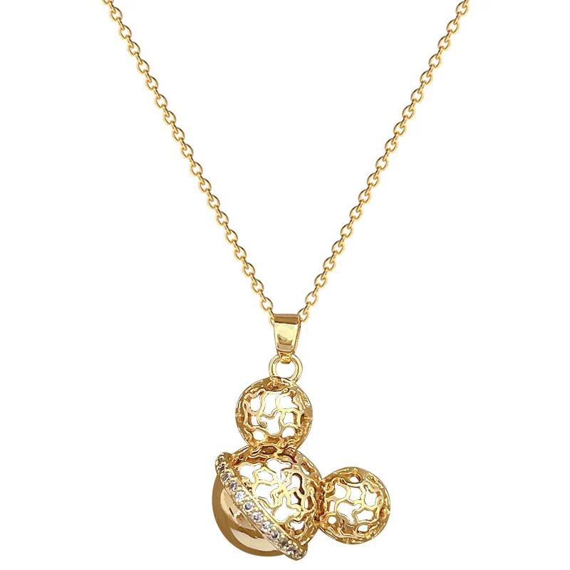 Necklace Stainless Steel Copper Geometric Style - Image 5