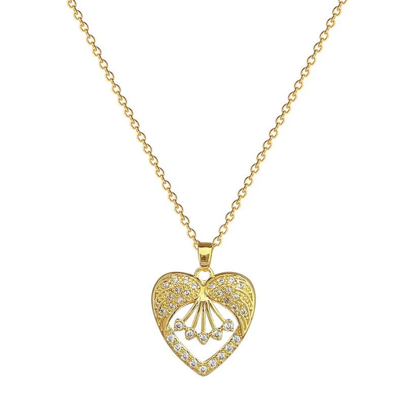 Necklace Stainless Steel Copper Geometric Style - Image 5