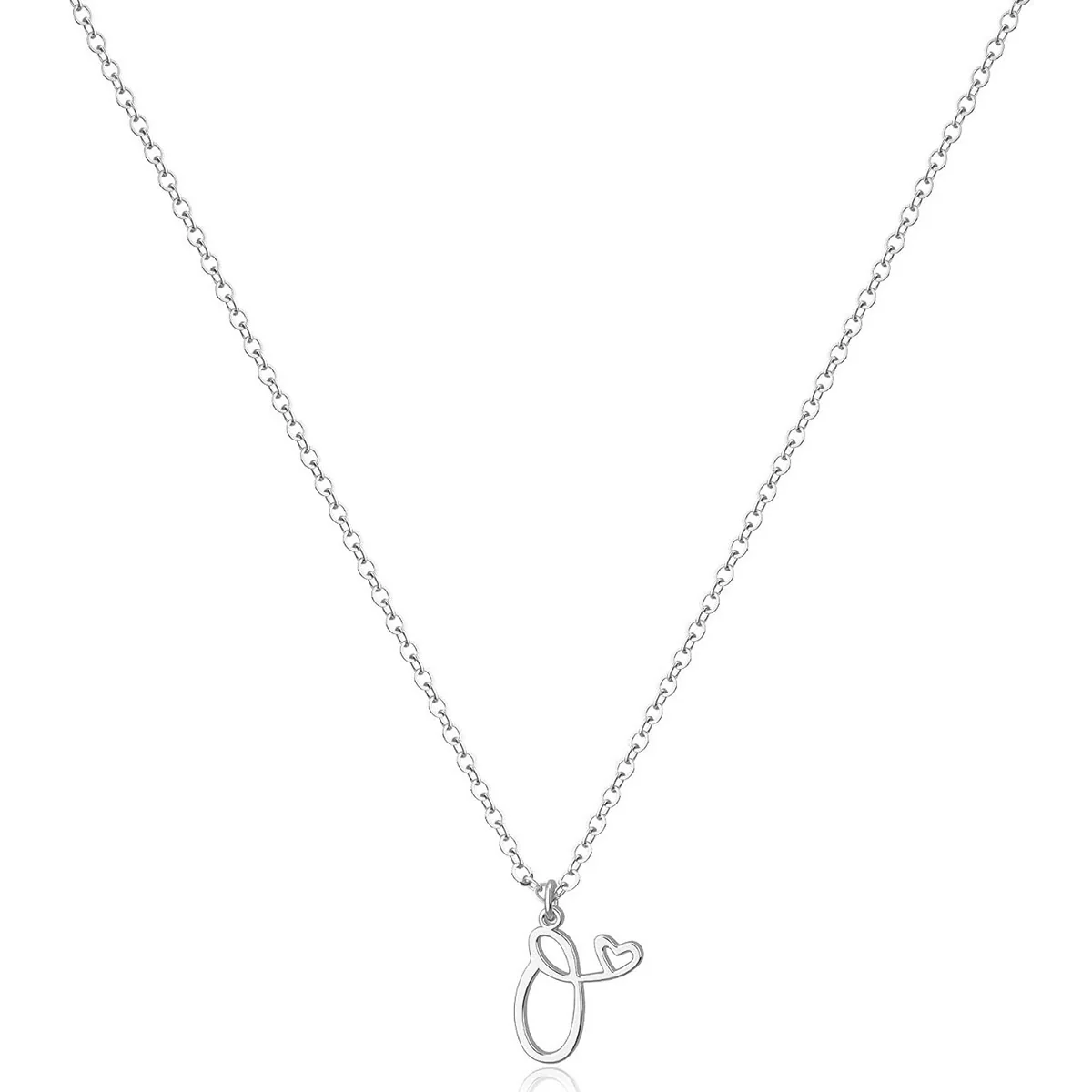 Necklace Stainless Steel Ochain Letter Electroplating Design For Women - Image 20