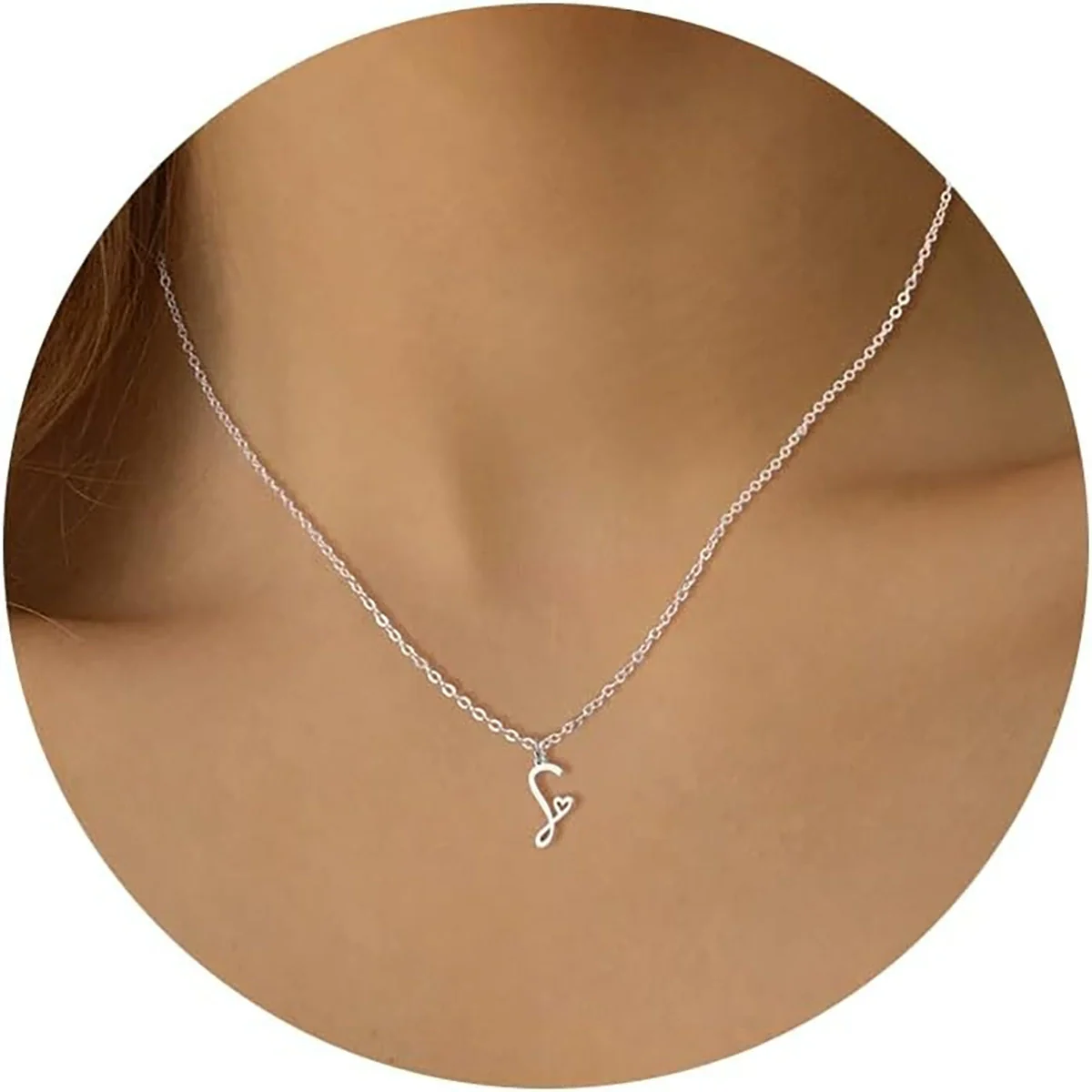 Necklace Stainless Steel Ochain Letter Electroplating Design For Women - Image 24