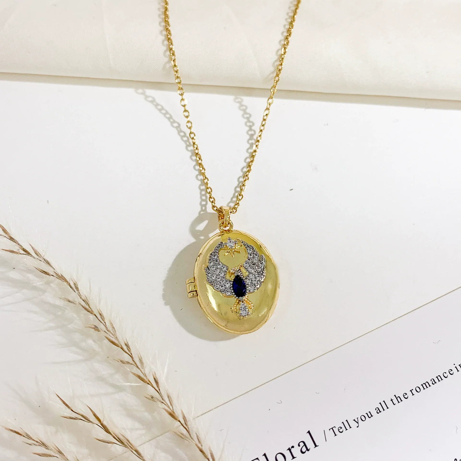 Necklace Titanium Steel Copper Cross Chain Sweet Geometric Real Gold Plated Women's Accessories - Image 10
