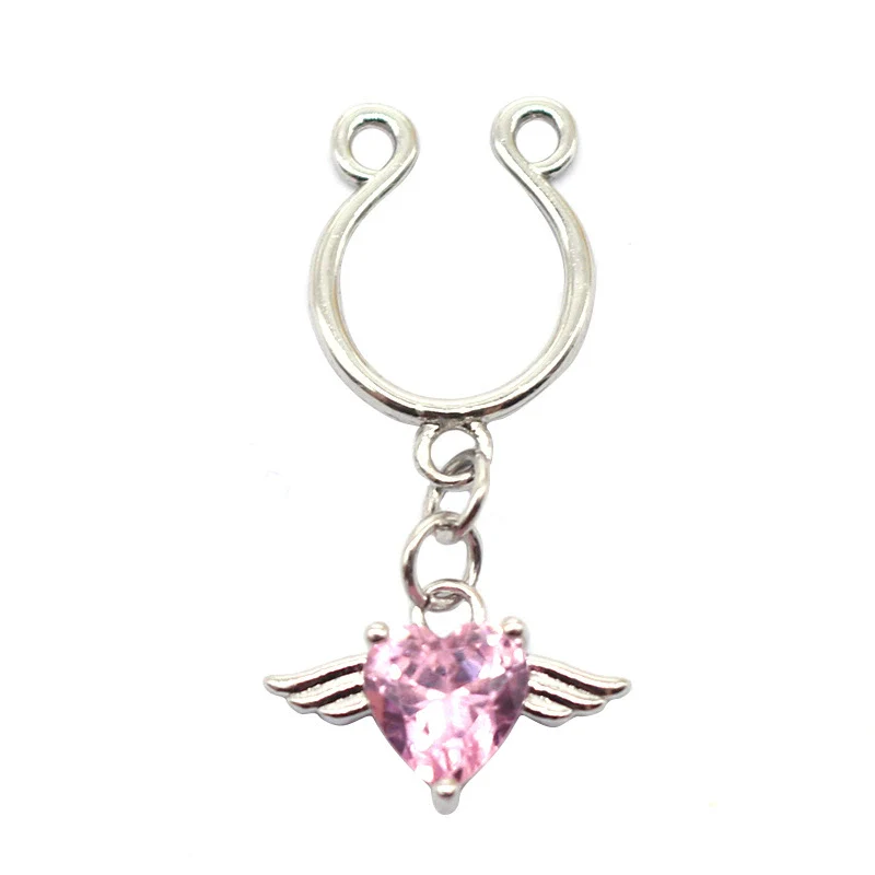Nipple Ring Snakeshaped Butterfly Devil's Eye Constellation Pattern Titanium Alloy Electroplated Unisex - Image 23