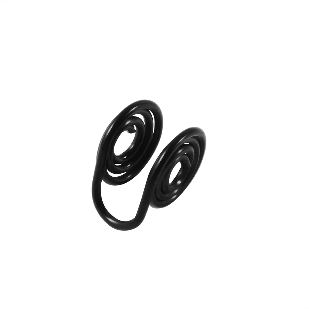 Nonpierced Ear Clip Stainless Steel Multilayer Electroplated Geometric Simple Unisex Earrings - Image 3