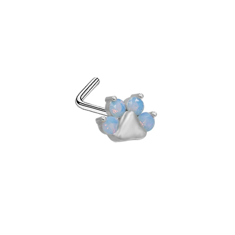 Nose Nail Piercing Jewelry Stainless Steel Animal Spider Scorpion Cat Claw Heart Inlaid Zircon Diamond Style - Image 10