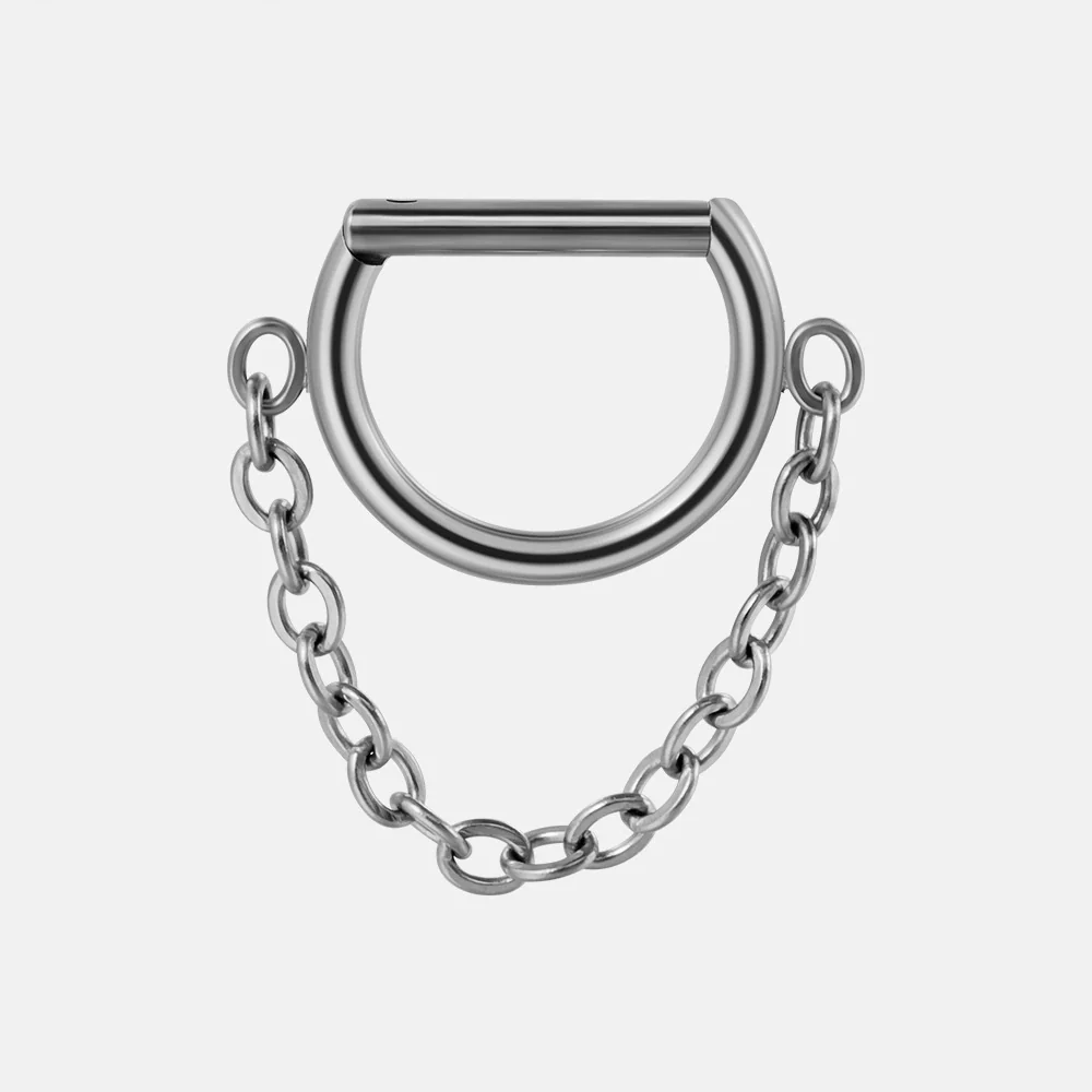Nose Ring And Ear Ring Stainless Steel Geometric Electroplated - Image 6