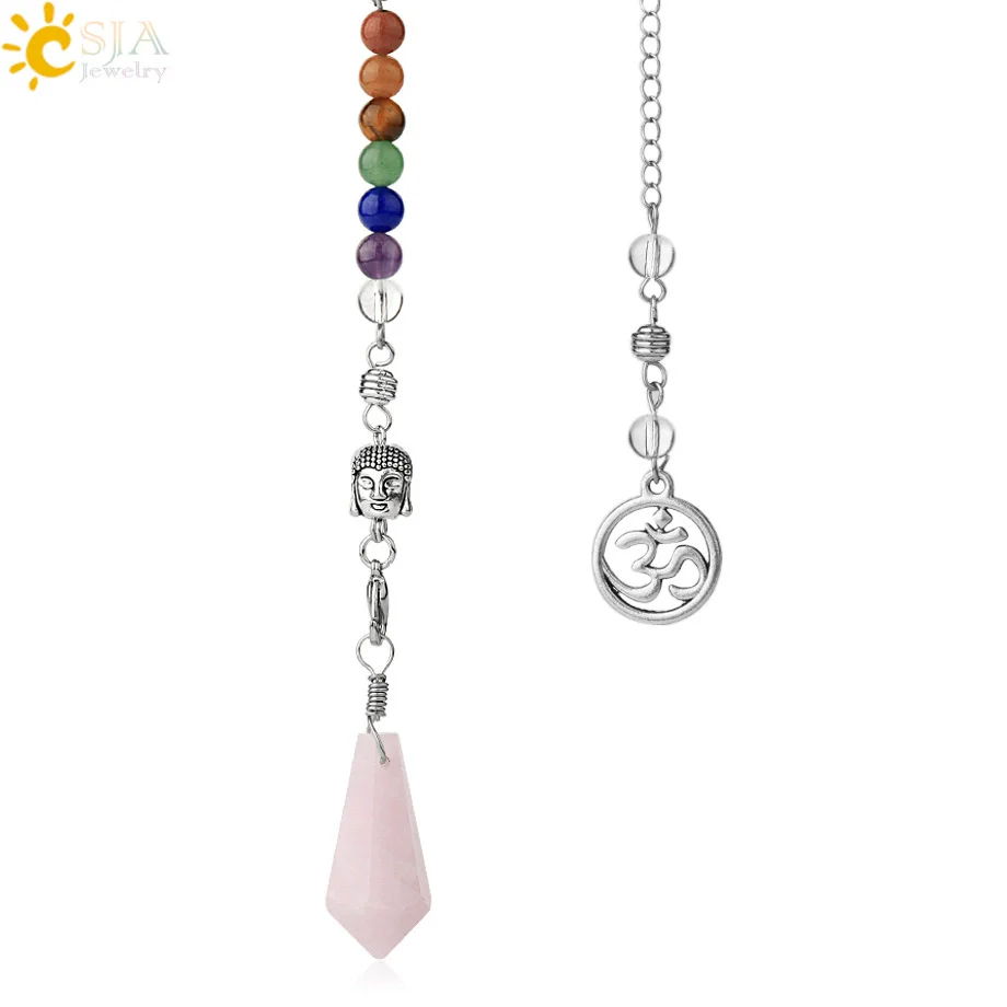 Pendant Jewelry Crystal Semi Precious Stone Geometric Minimalist Style - Image 9