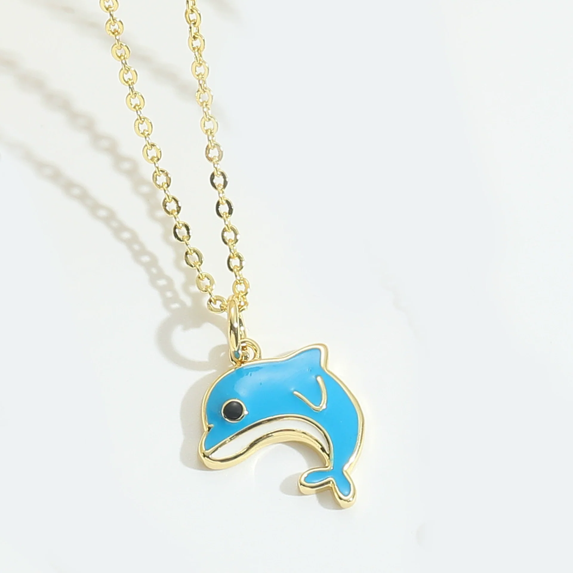 Pendant Necklace Clavicle Chain Cute Animal Style Copper With Mixed Gemstone Setting Star Shape Electroplating For Women - Image 7