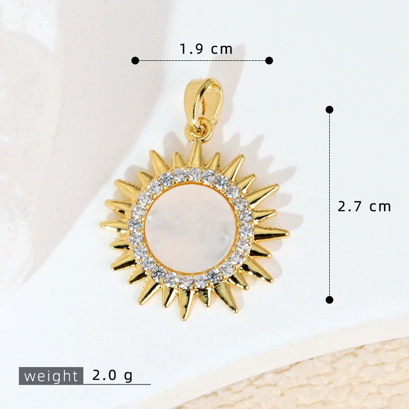 Pendant Necklace Copper Geometric Constellation Star Vintage Electroplating Women's Diy Jewelry Accessories - Image 12