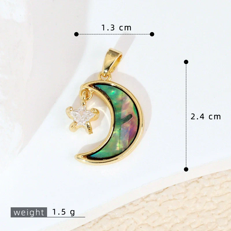 Pendant Necklace Copper Geometric Constellation Star Vintage Electroplating Women's Diy Jewelry Accessories - Image 15