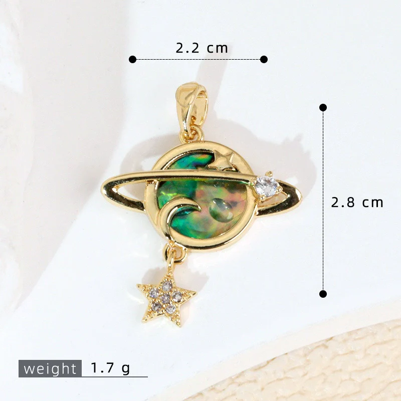 Pendant Necklace Copper Geometric Constellation Star Vintage Electroplating Women's Diy Jewelry Accessories - Image 16
