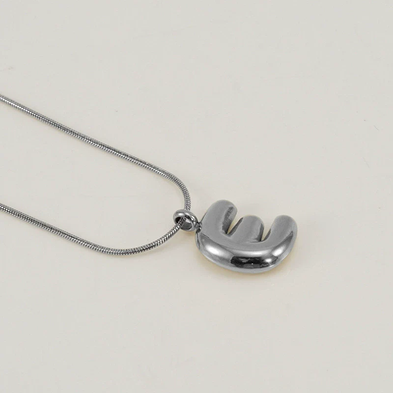 Pendant Necklace Jewelry Gold Plated 316L Stainless Steel With English Letters Pattern - Image 36