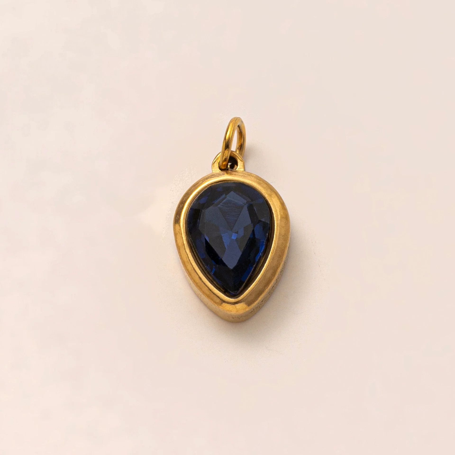 Pendant Necklace Women Stainless Steel Titanium Steel Mixed Gemstone Setting Geometric Style Set With Diamonds - Image 14