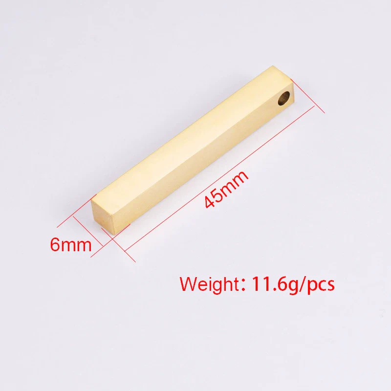 Pendant Stainless Steel 3D Long Column Fine Polishing - Image 4