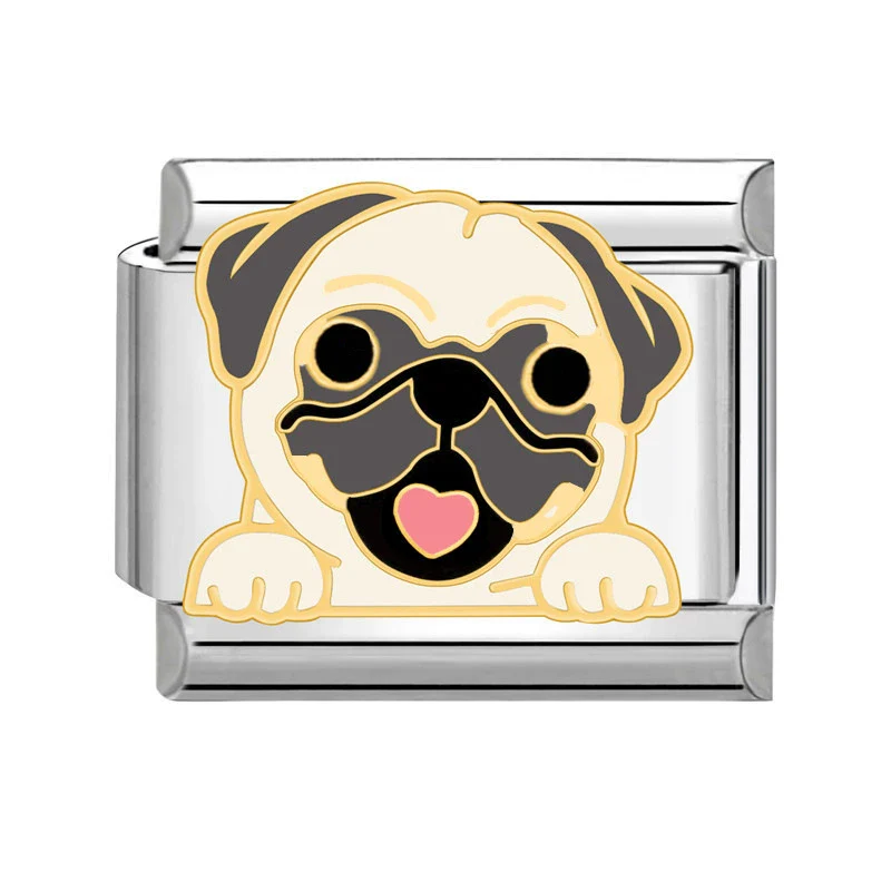 Pet Dog Style Titanium Steel Handmade Electroplated Animal Zodiac Unisex Bracelet - Image 17