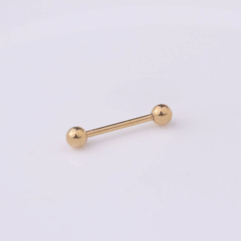 Piercing Jewelry Stainless Steel Geometric Electroplating Tongue Rings Nipple Rings Unisex - Image 7