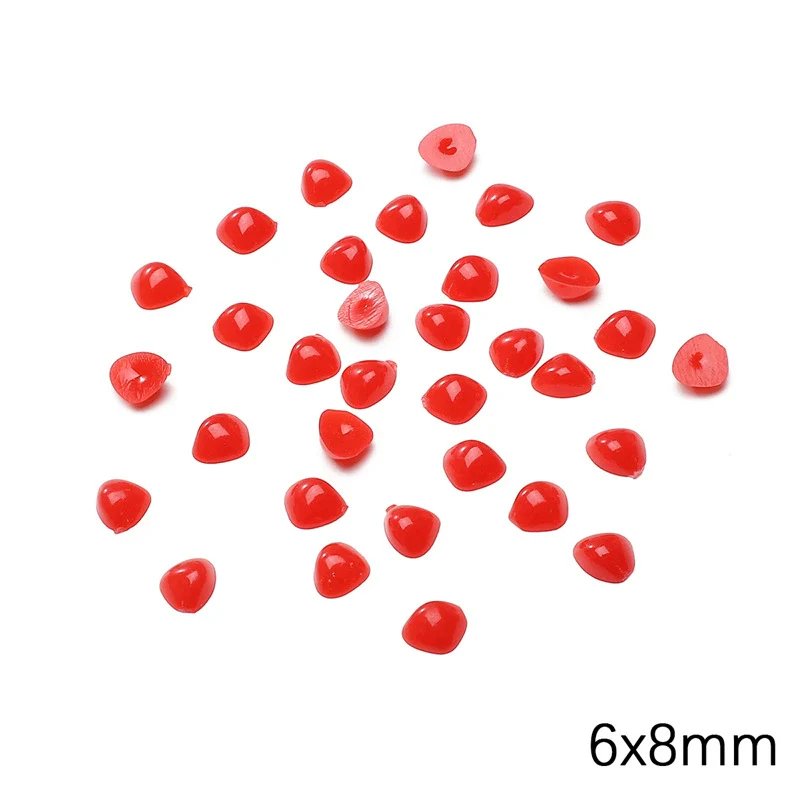Plastic Resin Acrylic Triangle Cartoon Animal Nose Plush Toy Beads Diy Handmade Doll Jewelry Material - Image 7