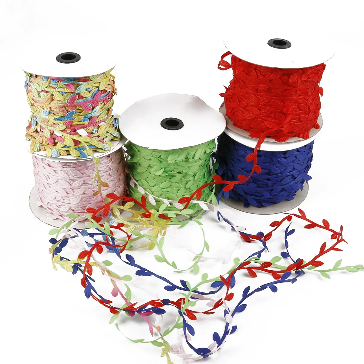 Polyester Cloth Leaves Lace Handmade Jewelry Wholesale For Home Decoration
