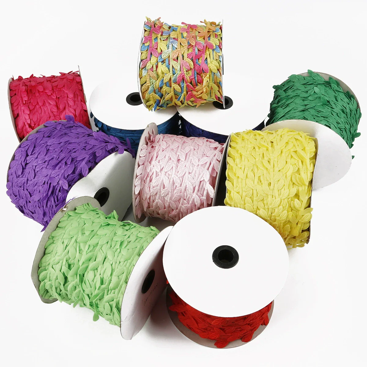Polyester Cloth Leaves Lace Handmade Jewelry Wholesale For Home Decoration - Image 4