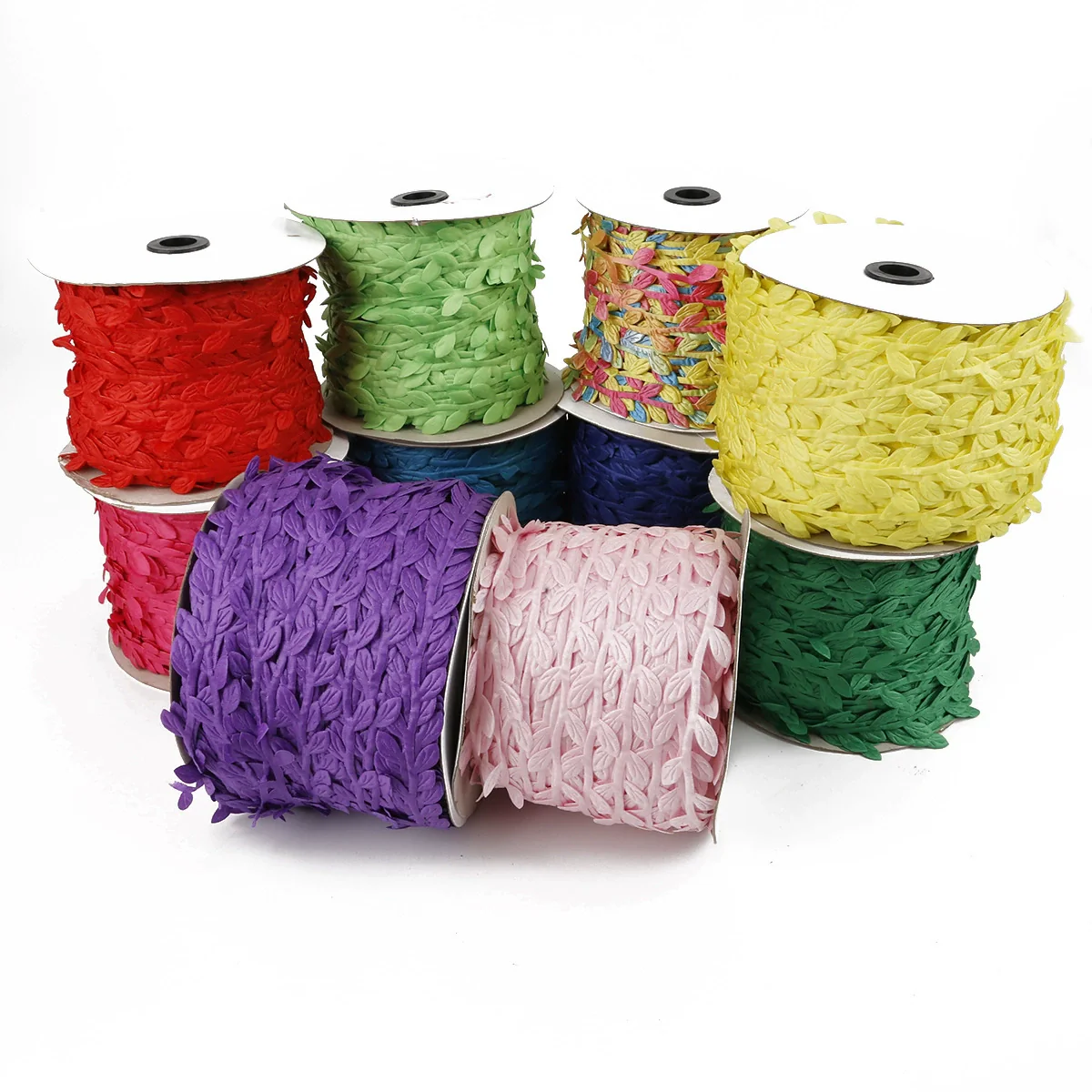 Polyester Cloth Leaves Lace Handmade Jewelry Wholesale For Home Decoration - Image 5