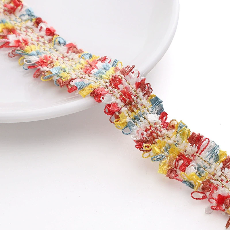 Polyester Lace Jewelry And Garment Accessories Handmade With Glass And Glaze Materials Braided Line Rope - Image 19