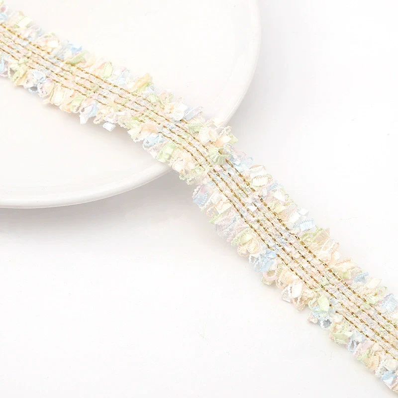Polyester Lace Jewelry And Garment Accessories Handmade With Glass And Glaze Materials Braided Line Rope - Image 32