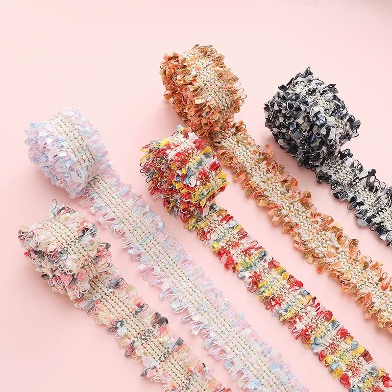 Polyester Lace Jewelry And Garment Accessories Handmade With Glass And Glaze Materials Braided Line Rope - Image 4