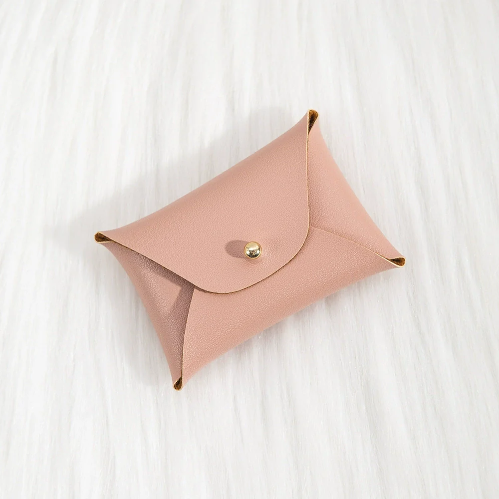 Pu Imitation Leather Jewelry Storage Bag For Ring And Necklace Packaging - Image 4