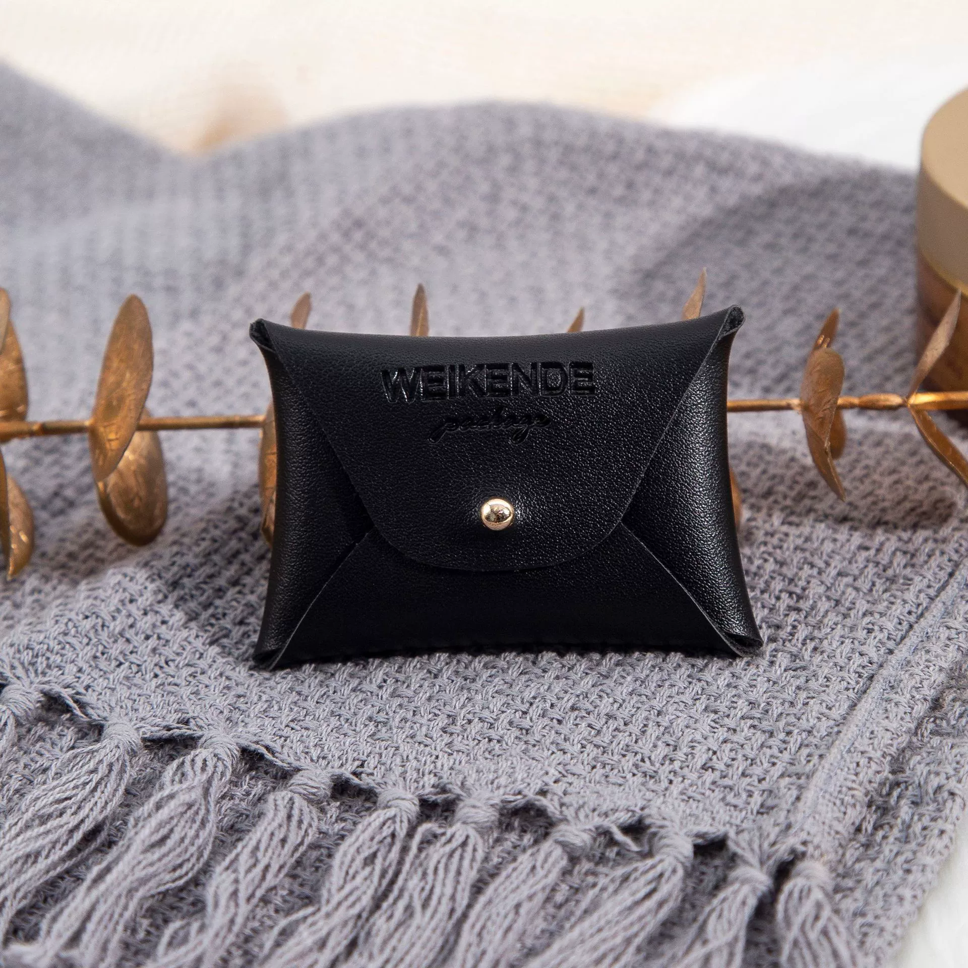Pu Imitation Leather Jewelry Storage Bag For Ring And Necklace Packaging - Image 7