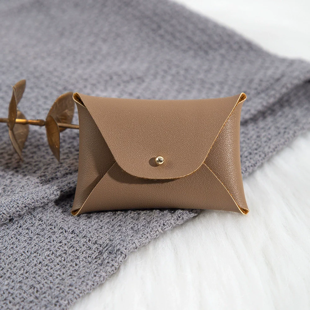 Pu Imitation Leather Jewelry Storage Bag For Ring And Necklace Packaging - Image 9