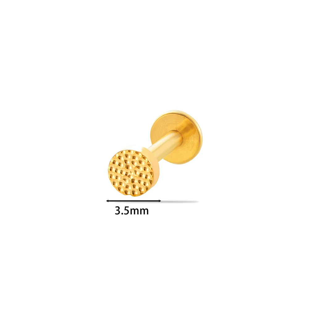 Puncture Earrings Titanium Alloy Heart Shape Electroplating For Women - Image 10